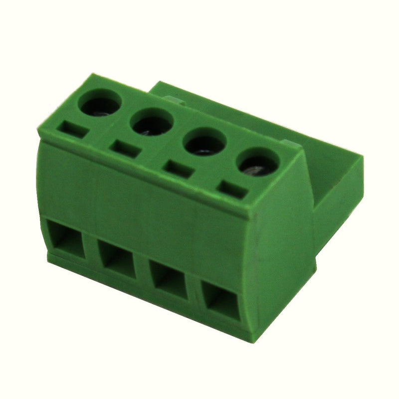 Connettore 4 vie pcb passo 5,08 maschio portafemmina 90 volante Aleyay