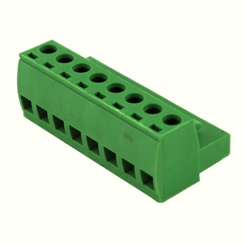 Connettore 8 via pcb passo 5,08 maschio portafemmina 90 volante Aleyay