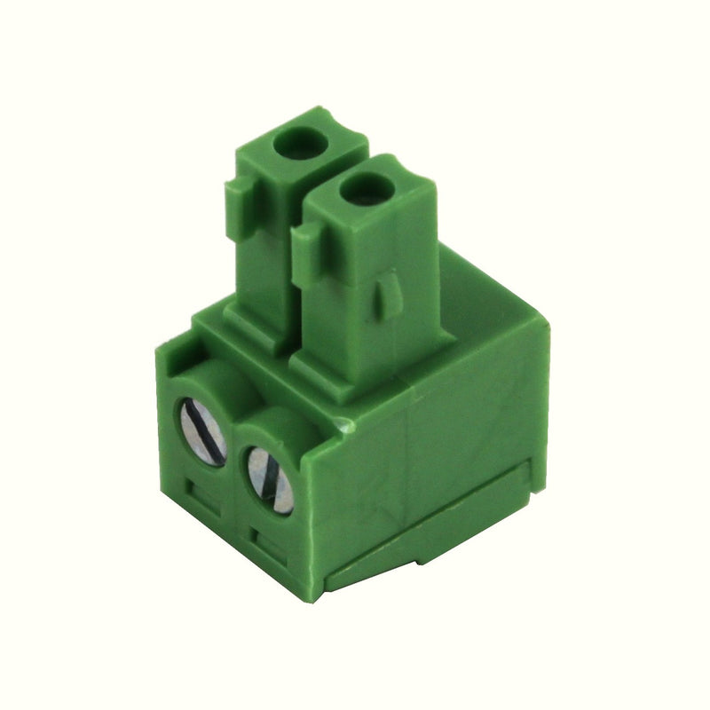 Connettore 90 gradi verticale 2 vie passo 3.5 Aleyay