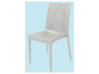 2 PZ SEDIA POLTRONA IN RESINA RATTAN BISTROT CM. 57x50xH89 ARREDO GIARDINO