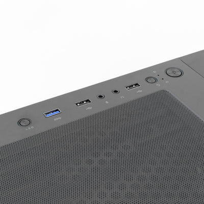 Case PC Chassis ATX Mid Tower con 3 Ventole 14cm e 1 Ventola 12cm Nero