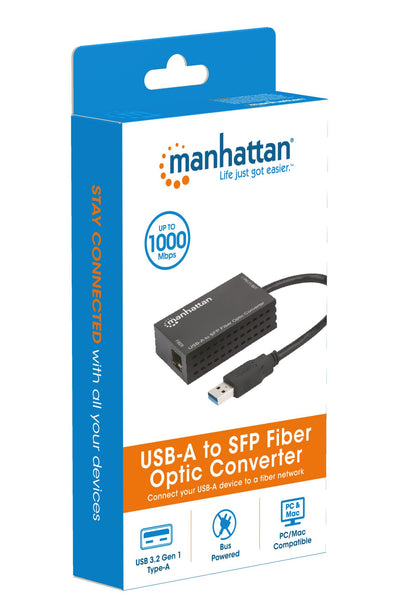 Convertitore USB-A a Fibra Ottica SFP