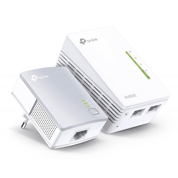 Starter Kit Powerline Gigabit AV600 TL-WPA4221KIT- Estensione wireless fino a 300Mbps - Plug and Play
