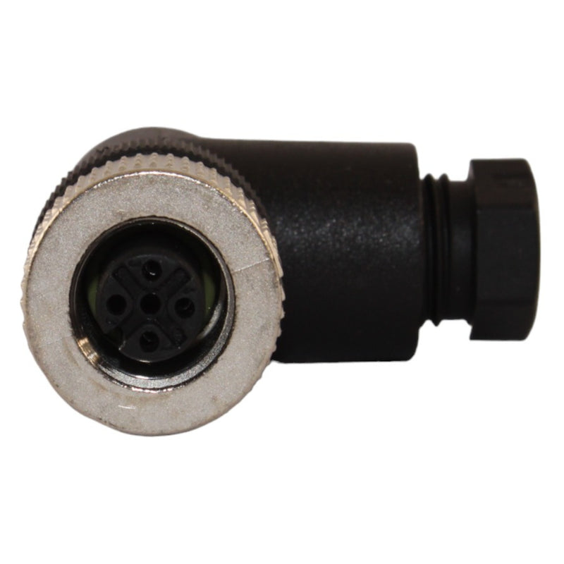 Connettore 4 poli M12 90 femmina Schneider Electric