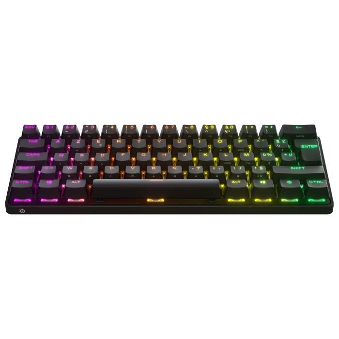 Tastiera da gioco - AZERTY - STEELSERIES - Apex Pro Mini Wireless FR - Senza tastierino numerico - Retroilluminata - Nera