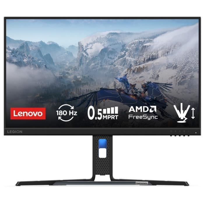Schermo per PC da gioco LENOVO Legion R24e  23,8 FHD IPS 180Hz - 0,5 ms - HDMI 2.1 - FreeSync - Ergonomico
