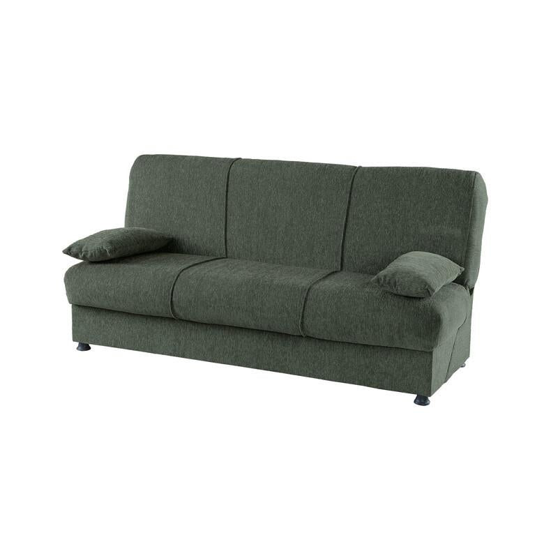 Divano Pronto Letto 3 Posti cm. 190x81x90 Con Contenitore Cosy Bacos