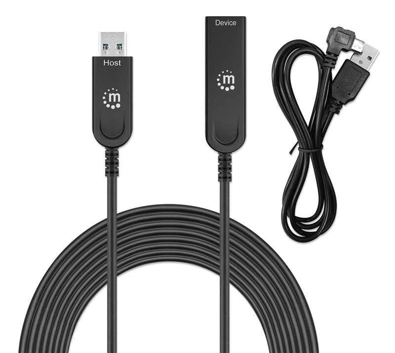 Cavo Ottico Attivo USB 3.2 Gen 2 SuperSpeed+ Active Optical Cable USB A M/F 20m