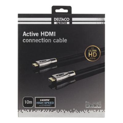 Deltaco HDMI-4100 cavo HDMI 10 m HDMI tipo A [Standard] Nero (DELTACO Prime HDMI-4100 - HDMI med Eth)