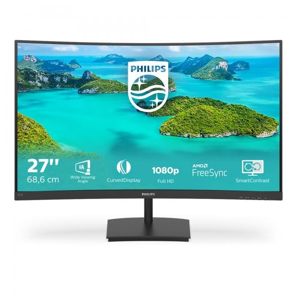 PHILIPS MONITOR CURVO 27 16:9 FHD 4MS 250 CDM VGA/HDMI MULTIMEDIALE