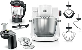 Bosch MUMS6EW22 Robot de Cocina Series 6 Multifunctional Kitchen Robot Plastic, White