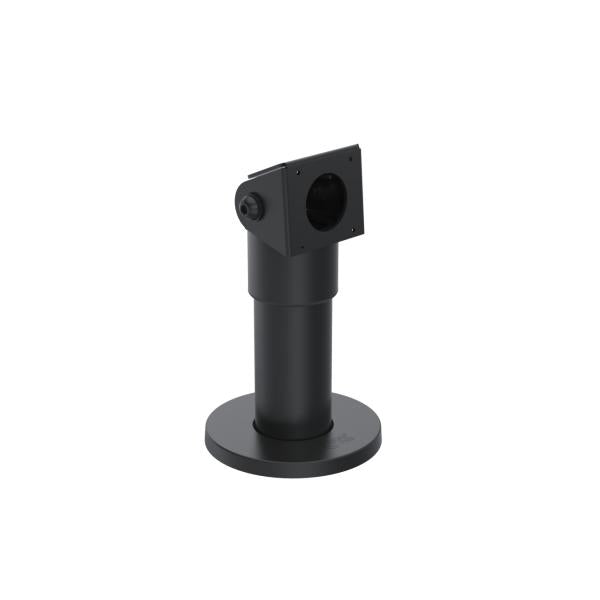 Ergonomic Solutions TabPOS Tablet & mPOS SPM133-02 accessorio di sistema POS Supporto POS Nero Metallo 40 x 40 mm (TABTILT ON 120MM SP2 POLE WITH - ROTATION SLOT - BLACK)