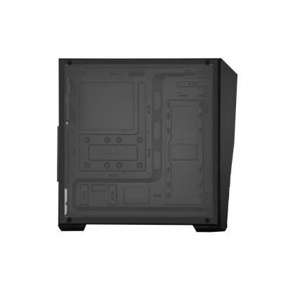 "Case MasterBox K501L- Acrylic panel-USB3-AudioI&O-2xHDD3.5""-2x2.5""SSD-120mm Fr. RGB LED FAN 120mm Fan-Rad.Supp.-NO PSU"
