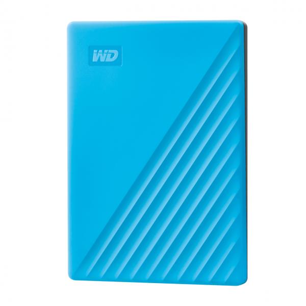 Hard disk esterno portatile WD MyPassport - 2.5" - 4Tb - Esterno - SuperSpeed USB3.0 / Retr. 2.0 - Blue (WDBPKJ0040BBL-WESN)