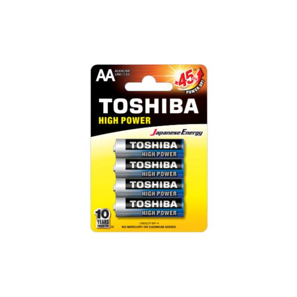 Confezione 4 batterie STILO Toshiba - Tipo Stilo "AA" Alkaline - 1.5v