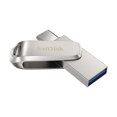 SanDisk Ultra Dual Drive Luxe unità flash USB 256 GB USB Type-A / USB Type-C 3.2 Gen 1 (3.1 Gen 1) Acciaio inossidabile
