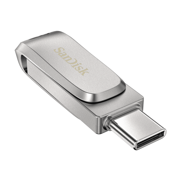 SanDisk Ultra Dual Drive Luxe unità flash USB 256 GB USB Type-A / USB Type-C 3.2 Gen 1 (3.1 Gen 1) Acciaio inossidabile