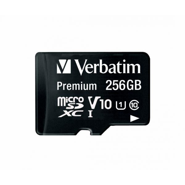Memoria MicroSDXC 256 Gb - Transflash 256Gb - UHS-I Classe 10 - con Adattatore