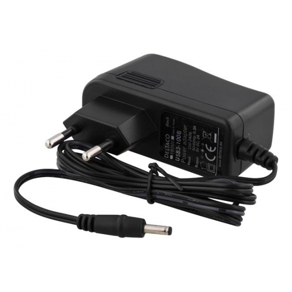 Deltaco USB3-1006 cavo USB USB 3.2 Gen 1 [3.1 Gen 1] 10 m Mini-USB B USB A Nero (DELTACO USB3-1006 - USB forl?ngerkabel)