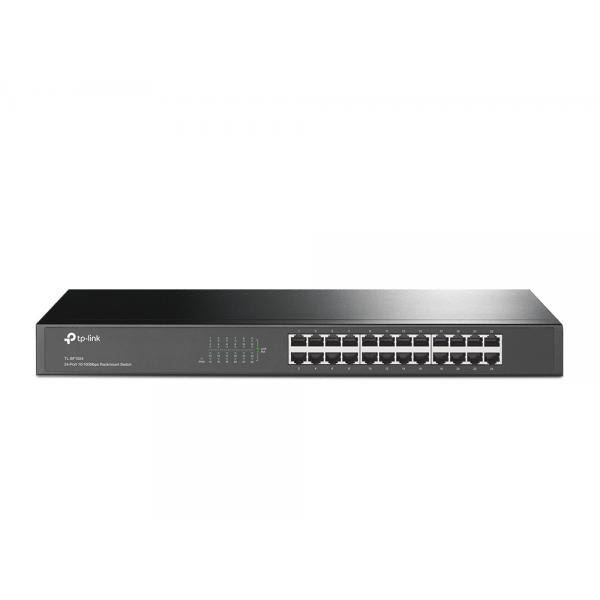 24port 10/100 Switch, 1U rack