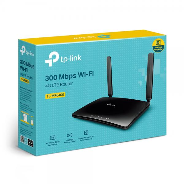 TP-Link TL-MR6400 è un Router 4G e Wireless fino a 300Mbps.