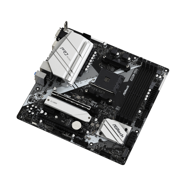 Asrock Mb Am4 B550m Pro 4 4xddr4 6xsata Raid M.2 Usb 3.2 Vga/hdmi/dp