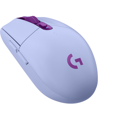 Logitech G G305 - Mouse - ottico - 6 pulsanti - wireless - 2,4 GHz - ricevitore wireless (USB)