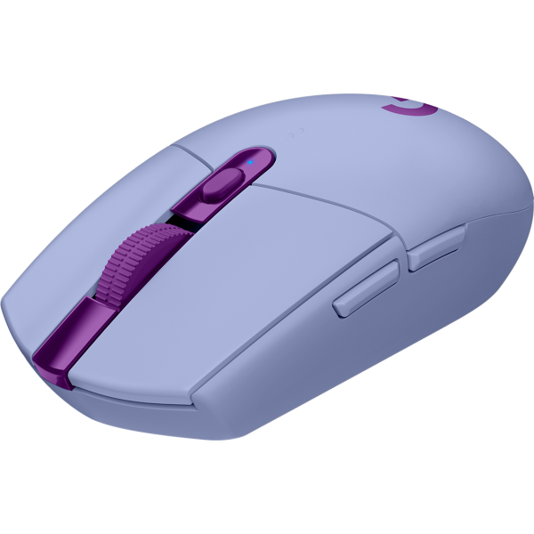 Logitech G G305 - Mouse - ottico - 6 pulsanti - wireless - 2,4 GHz - ricevitore wireless (USB)