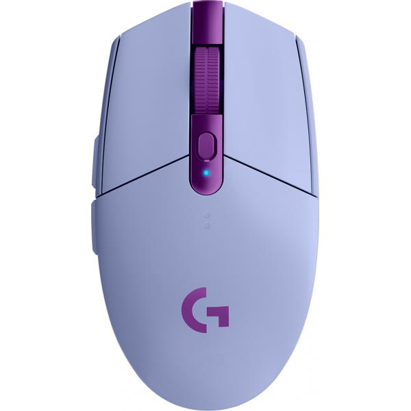 Logitech G G305 - Mouse - ottico - 6 pulsanti - wireless - 2,4 GHz - ricevitore wireless (USB)