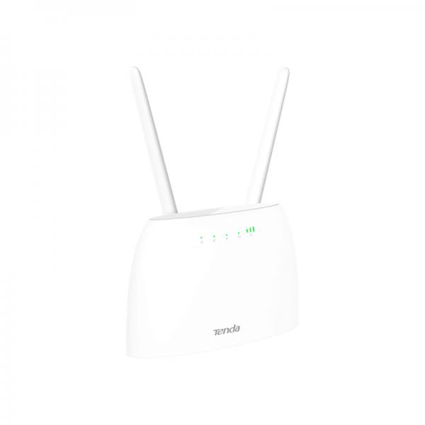 Tenda 4G ROUTER 4G06 - CAT4- 802.11 b/g/n- 2.4GHz: 300Mbps- 1P 10/100Mbps WAN/LAN- 1P 10/100Mbps LAN- VoLTE- 2Ant- WPS