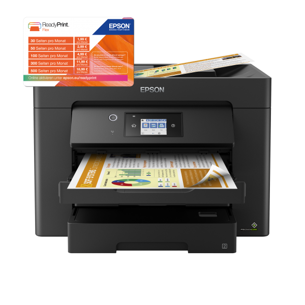 EPSON MULTIF. INK A3 COLORE, WF-7830DTWF, 12PPM, FRONTE/RETRO, USB/LAN/WIFI, 4 IN 1