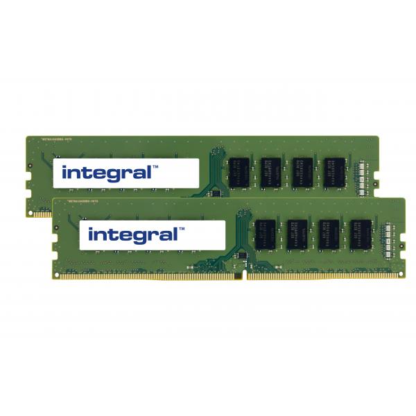 Integral IN4T8GNGLTXK2 memoria 16 GB 2 x 8 GB DDR4 (16GB [2x8GB] PC RAM KIT DDR4 3200MHZ PC4-25600 UNBUFFERED NON-ECC DIMM 1.2V 1GX8 CL22 INTEGRAL)