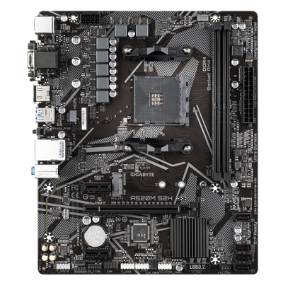 Scheda madre - GIGABYTE - A520M S2H - Micro ATX - Socket AM4 - DDR4 fino a 64 GB