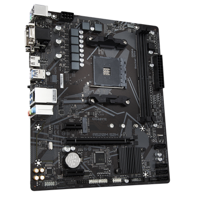 Scheda madre - GIGABYTE - A520M S2H - Micro ATX - Socket AM4 - DDR4 fino a 64 GB