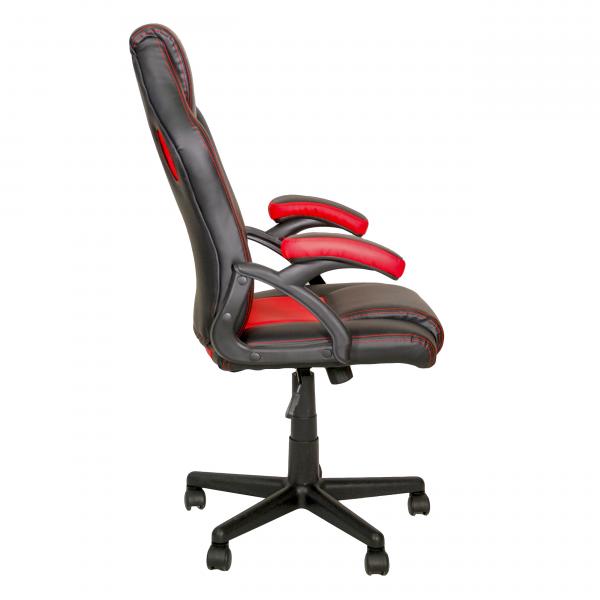 MX12 KOR Sedia da gaming per PC Seduta imbottita Nero, Rosso
