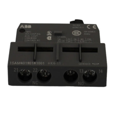 Contatto ausiliario frontale NO+NC per termico serie MS13X ABB