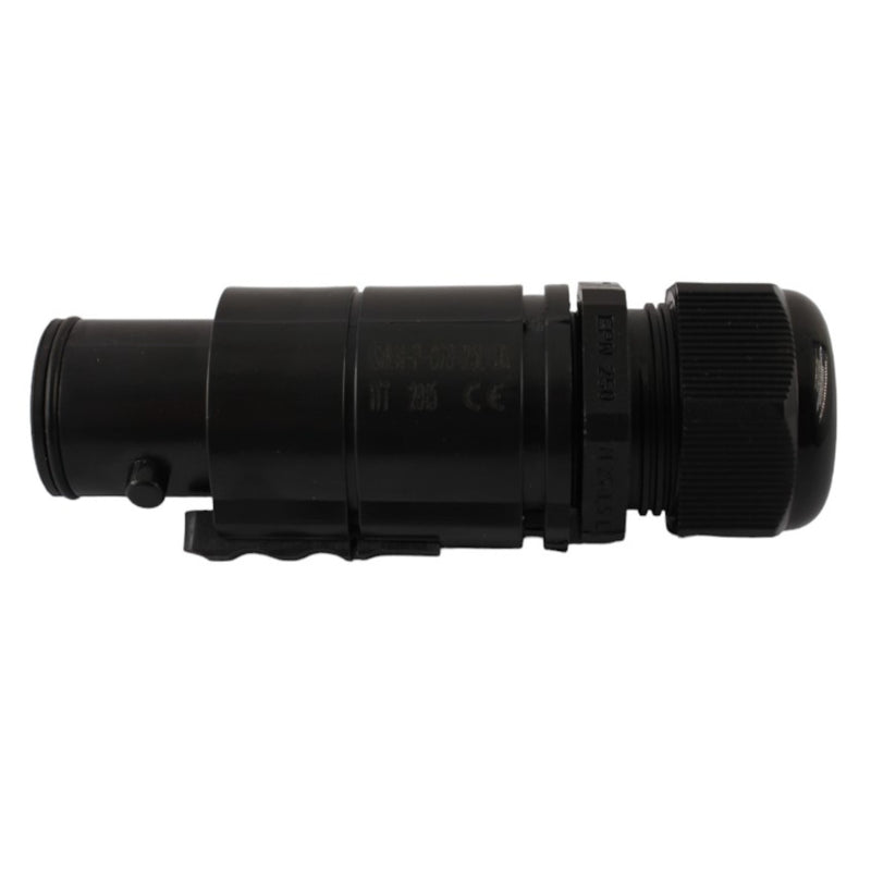 Connettore ad alta potenza Snaplock maschile di tipo Plug 1000VAC 250A nero ITT CANNON