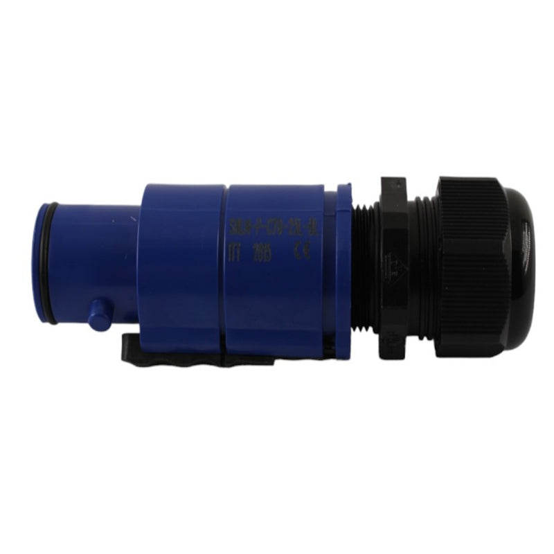 Connettore ad alta potenza Snaplock maschile di tipo Plug 1000VAC 250A blu ITT CANNON