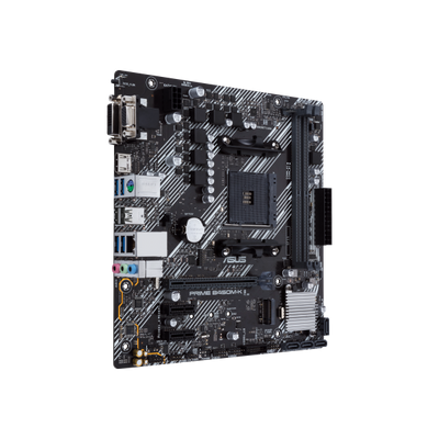 ASUS PRIME B450M-K II - scheda madre - micro ATX - Socket AM4 - Chipset AMD B450 - USB 3.2 Gen 1 - Gigabit LAN - grafica integrata (CPU richiesta)