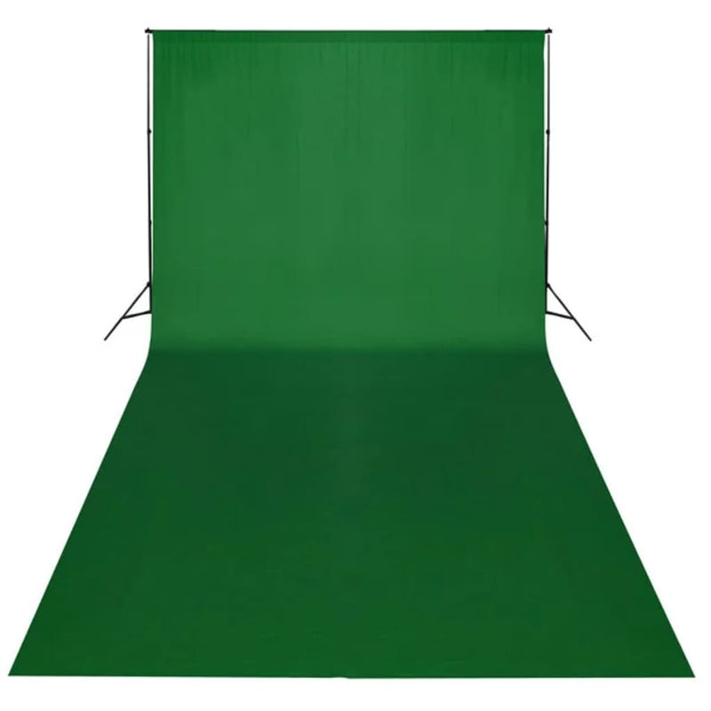 Fondale in Cotone Verde senza Supporto 600x300 cm per Croma Key