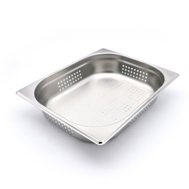 Contenitore Gastronorm - 1/2 GN - Profondità 6,5cm - Acciaio Inox - Forato