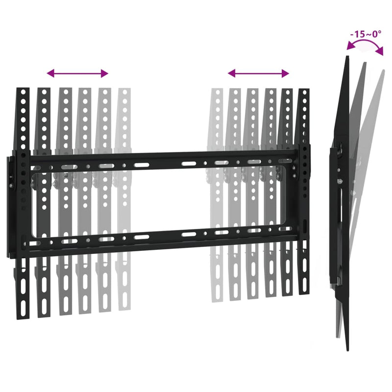 Supporto A Parete Per Schermo 26"-63" Max Vesa 600x400 Mm 50kg