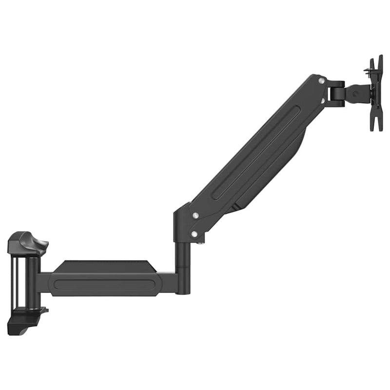 Supporto Da Parete Monitor Schermo Max 27 Pollici Molla A Gas