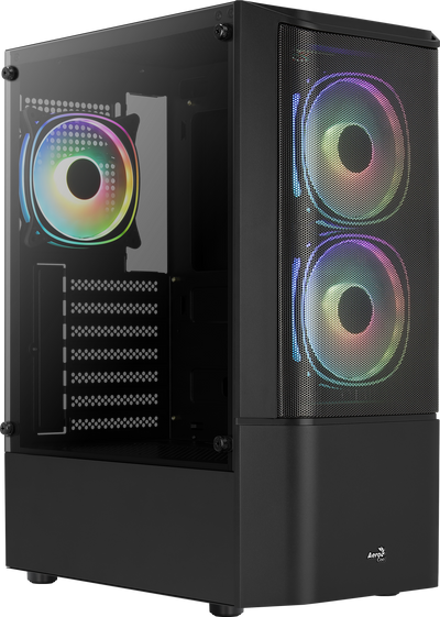 Aerocool Quantum Mesh Midi Tower Nero (AeroCool Quantum Mesh v3 Tempered Glas)