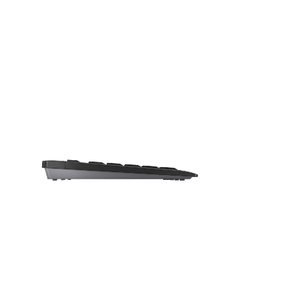 CHERRY Stream Desktop tastiera Mouse incluso Ufficio RF Wireless QWERTY Nordic Nero (CHERRY STREAM DESKTOP PN LAYOUT - KEYBOARD AND MOUSE SET USB BLACK) - Versione Tedesca
