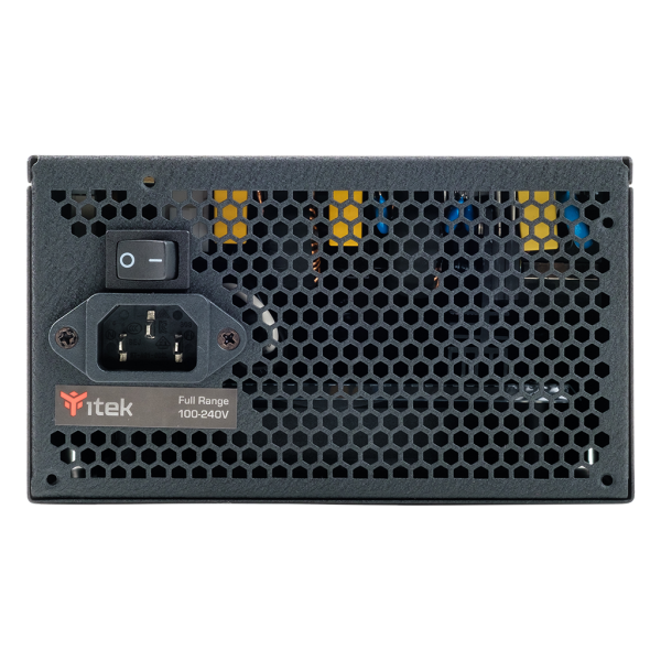 ITEK BS650 EVO ALIMENTATORE ATX 650W 80PLUS BRONZE PFC ATTIVO VENTOLA HDB 12CM SEMI MODULARE BLACK