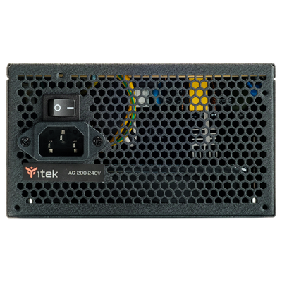 ITEK ALIMENTATORE BD500 - 500W, 80PLUS BRONZE, PFC ATTIVO, VENTOLA HDB 12CM, DC TO DC