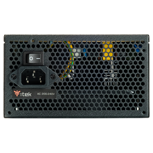 ITEK ALIMENTATORE BD500 - 500W, 80PLUS BRONZE, PFC ATTIVO, VENTOLA HDB 12CM, DC TO DC