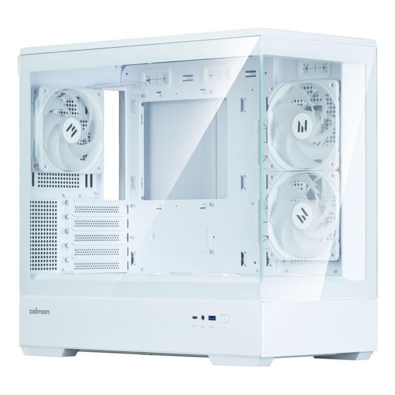 Case computer desktop ATX Zalman P30 V2 Bianco