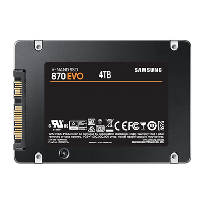 SAMSUNG SSD INTERNO 870 EVO 4TB 2,5 SATA 6GB/S R/W 560/530 MLC